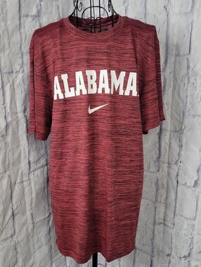 Nike Dri-Fit Alabama Crimson Tide Performance T-Shirt Medium‎ Red
